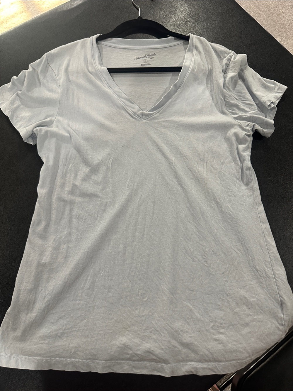 Universal Thread Light Blue V-Neck Short Sleeve Tee